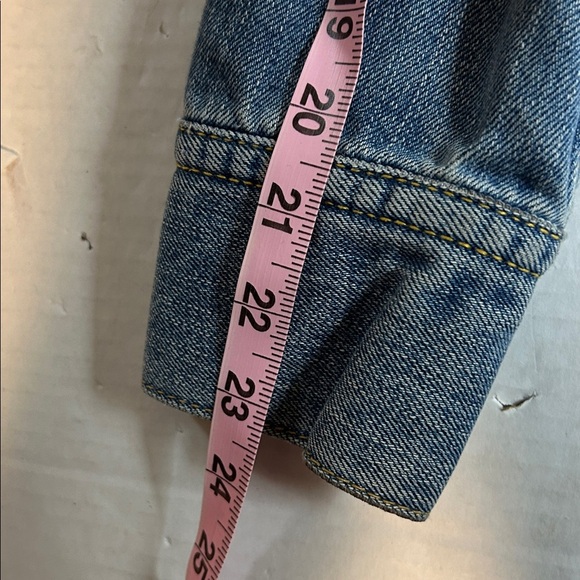 LEVI VINTAGE TYPE 1 BLUE DENIM ICONIC JACKET WOMENS SIZE S - Picture 13 of 15